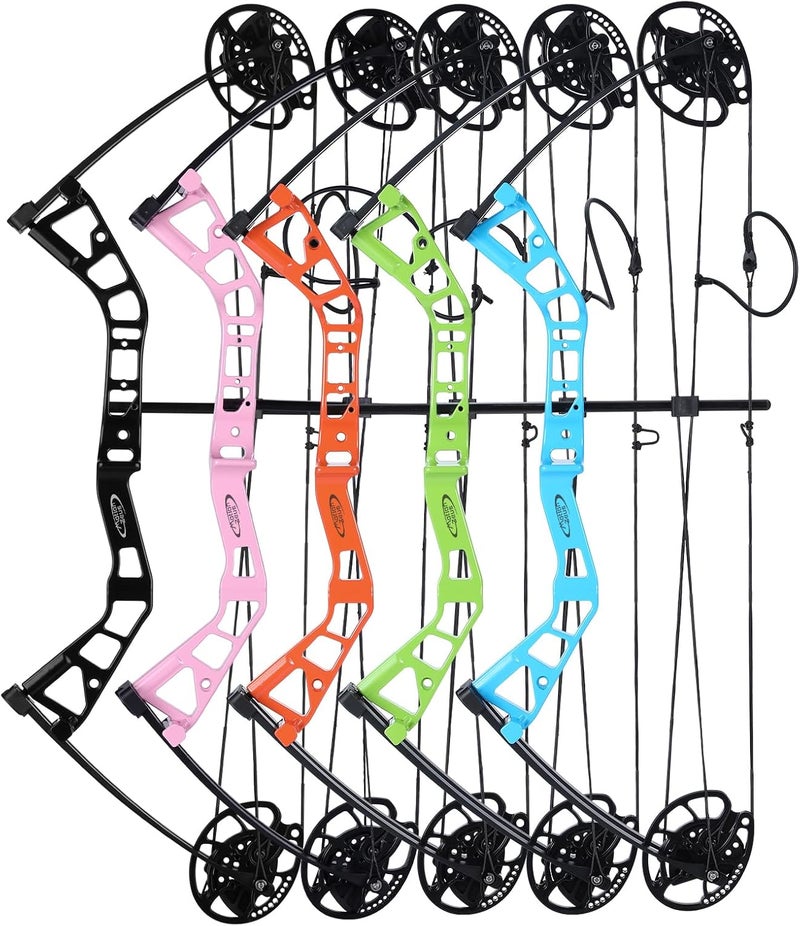 motion zeus Junior Compounnd Bow Set for Youth & Kids,Beginners and Women Bow Draw Length 16"-28",Draw Weight 10-40Lbs,290fps，Adjustable - Image 2